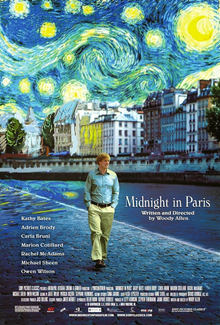 Filmplakat: Utekino: Midnight in Paris, Hamar Filmklubb